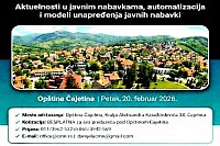 Seminar za Javni sektor 20. februar 2026.  Opština Čajetina - Javne nabavke
